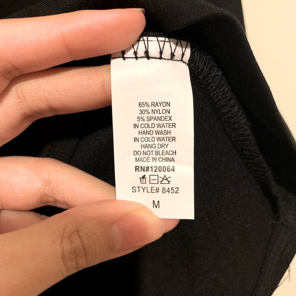 Black Bodycon Mini Dress - Picture 4 of 6